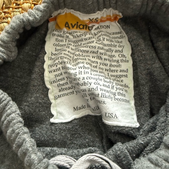 Gray Aviator Nation Women’s XS Sweatpants - Picture 5 of 6